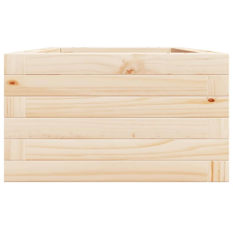 Jardinera De Madera Maciza De Pino 40x40x23 Cm
