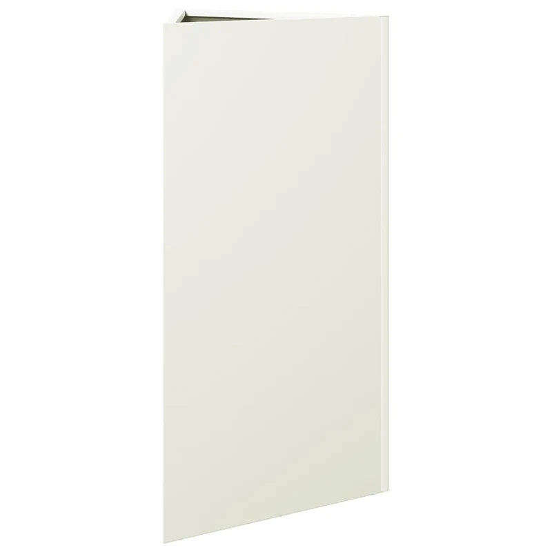 Jardinera Triangular Acero Blanco 40x34,5x75 Cm