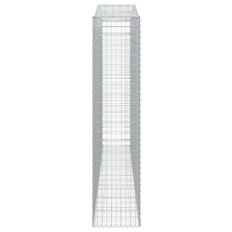 Cestas De Gaviones 4 Uds Forma De Arco Hierro 400x50x220/240 Cm