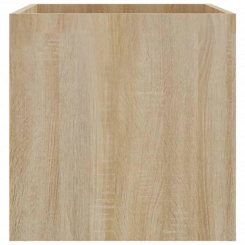 Jardinera Roble Sonoma 40x40x40 Cm Madera De Ingeniería