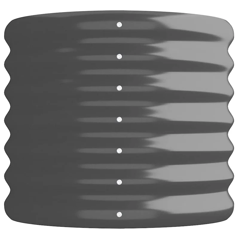 Jardinera Acero Galvanizado Antracita 114x40x36 Cm
