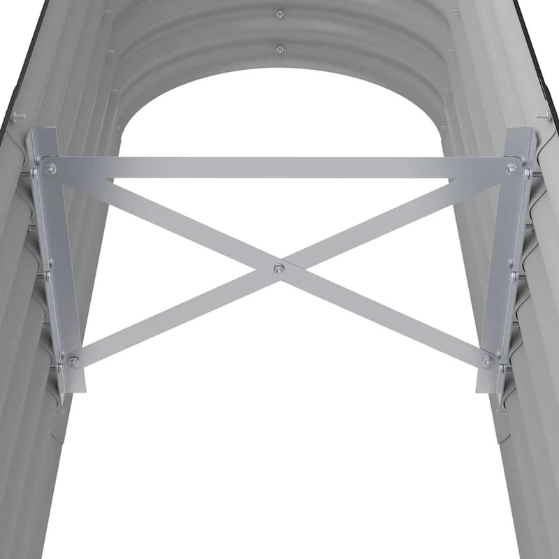 Jardinera Acero Galvanizado Antracita 114x40x36 Cm