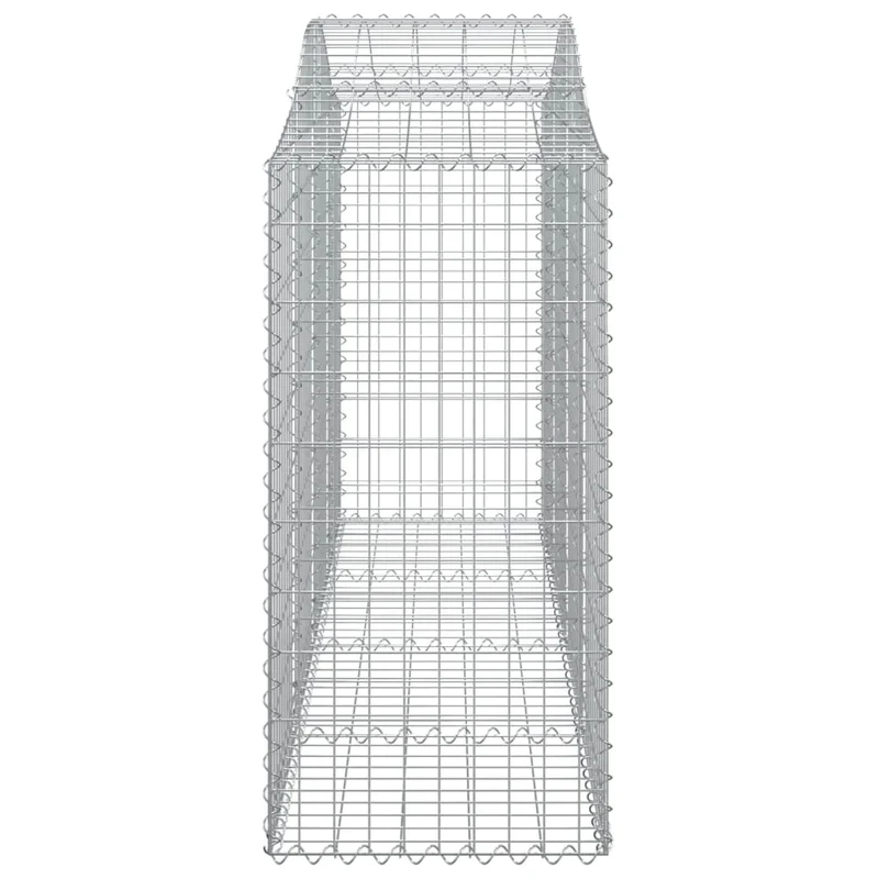 Cestas De Gaviones 10 Uds Forma De Arco Hierro 200x50x100/120cm