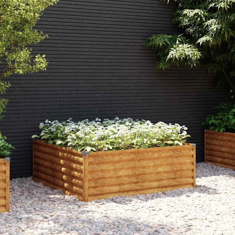 Jardinera Acero Corten 100x100x36 Cm