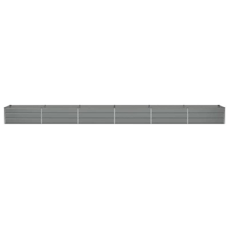 Jardinera Gris Claro 600 X 80 X 45 Cm Acero