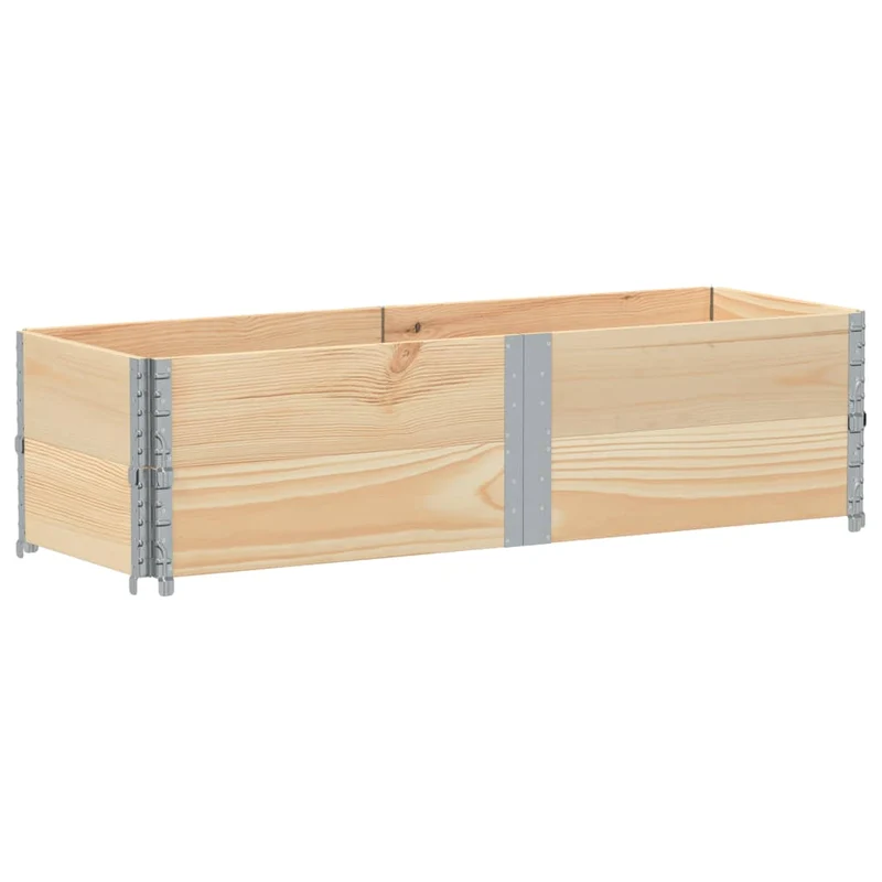 Jardinera De Madera Maciza De Pino 150x50 Cm
