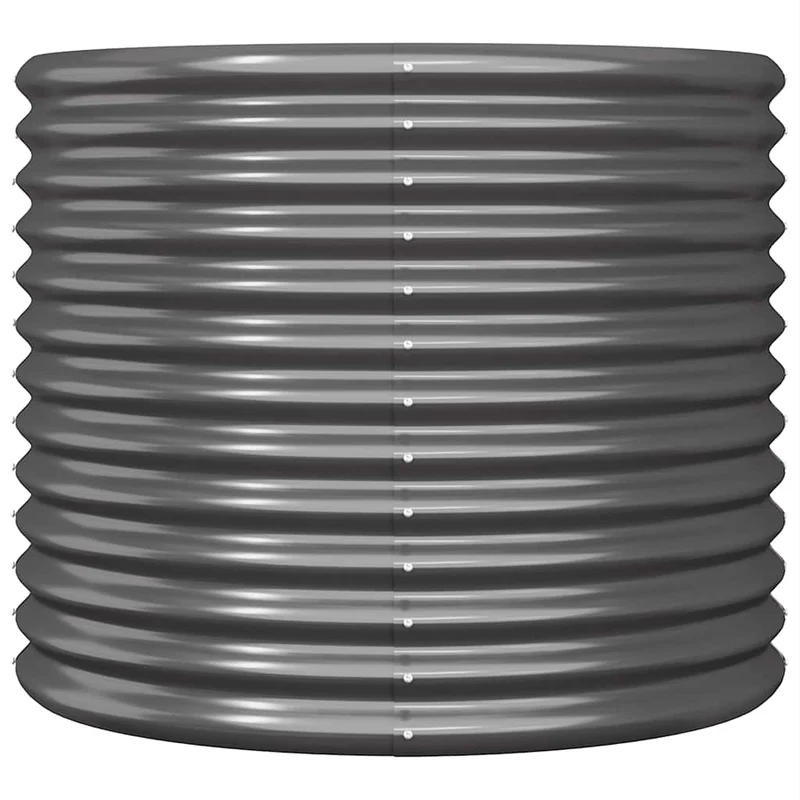 Jardinera Acero Galvanizado Antracita 80x80x68 Cm