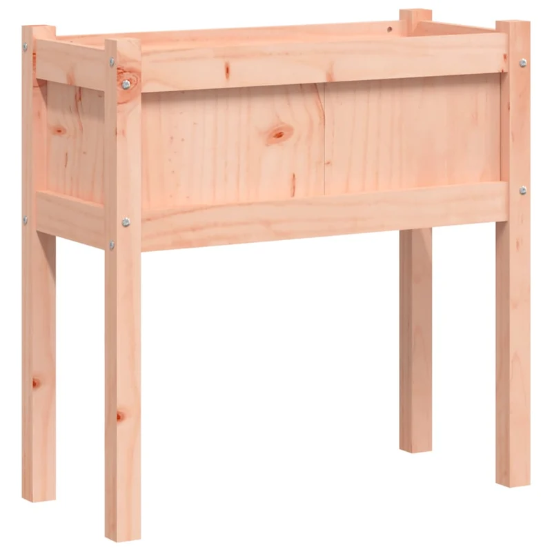 Jardineras Con Patas 2 Uds Madera Maciza De Abeto Douglas