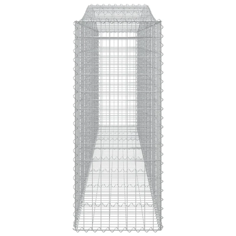 Cestas De Gaviones 25 Uds Forma De Arco Hierro 400x50x120/140cm