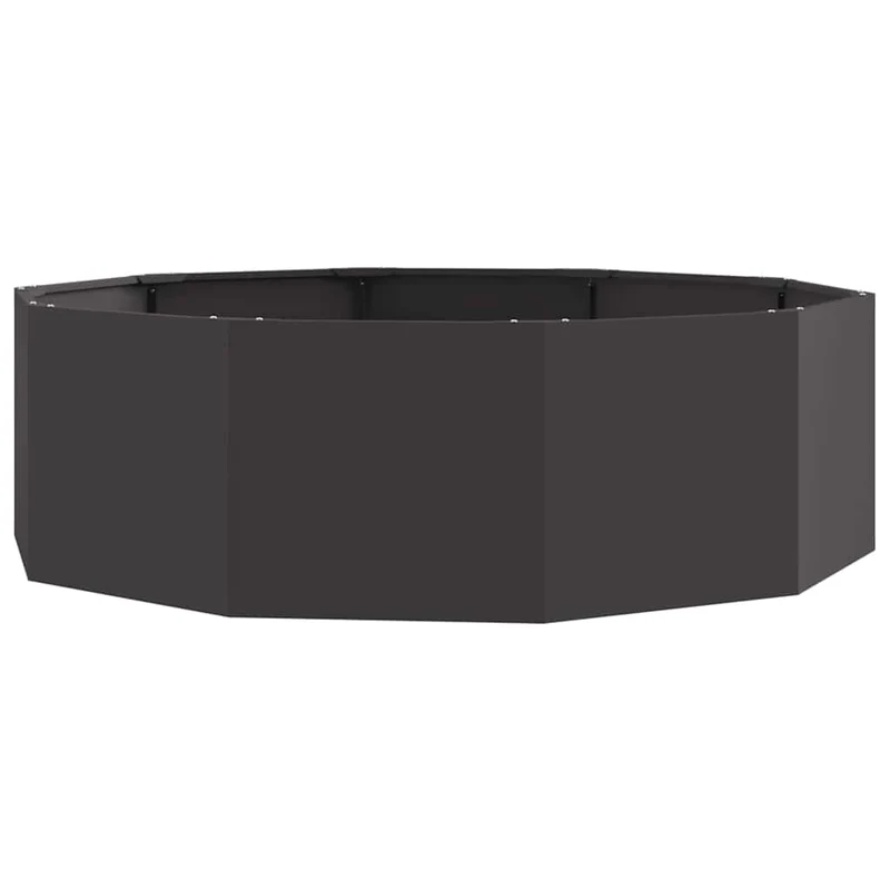 Jardinera Negro 120 X 120 X 35 Cm Acero