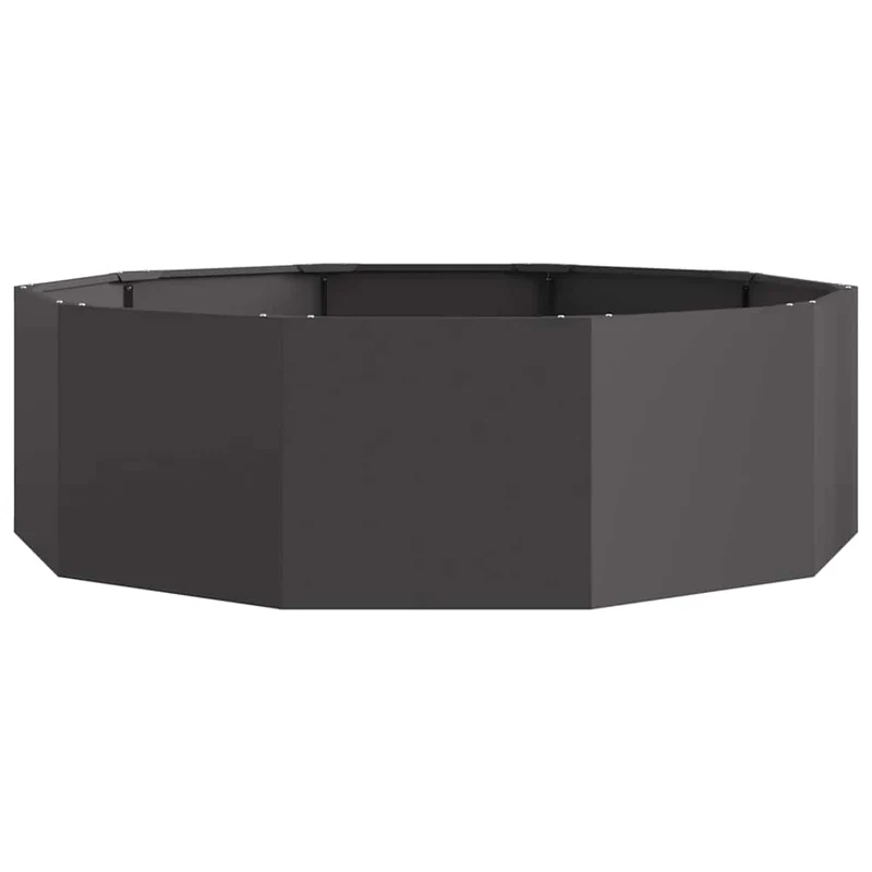 Jardinera Negro 120 X 120 X 35 Cm Acero
