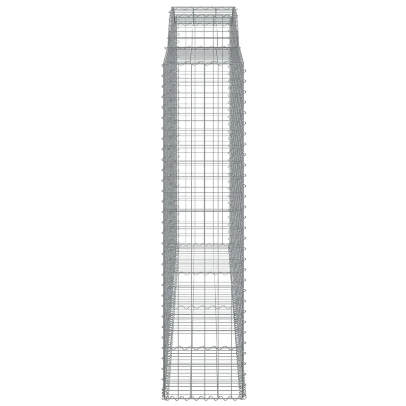 Cestas De Gaviones 9 Uds Forma De Arco Hierro 300x50x200/220 Cm