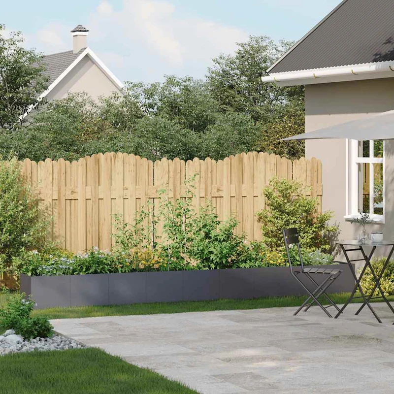 Jardinera De Acero Laminado En Frío Antracita 360x40x40 Cm