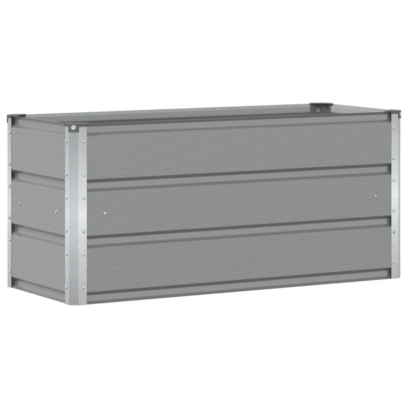 Jardinera Gris Claro 100 X 40 X 45 Cm Acero