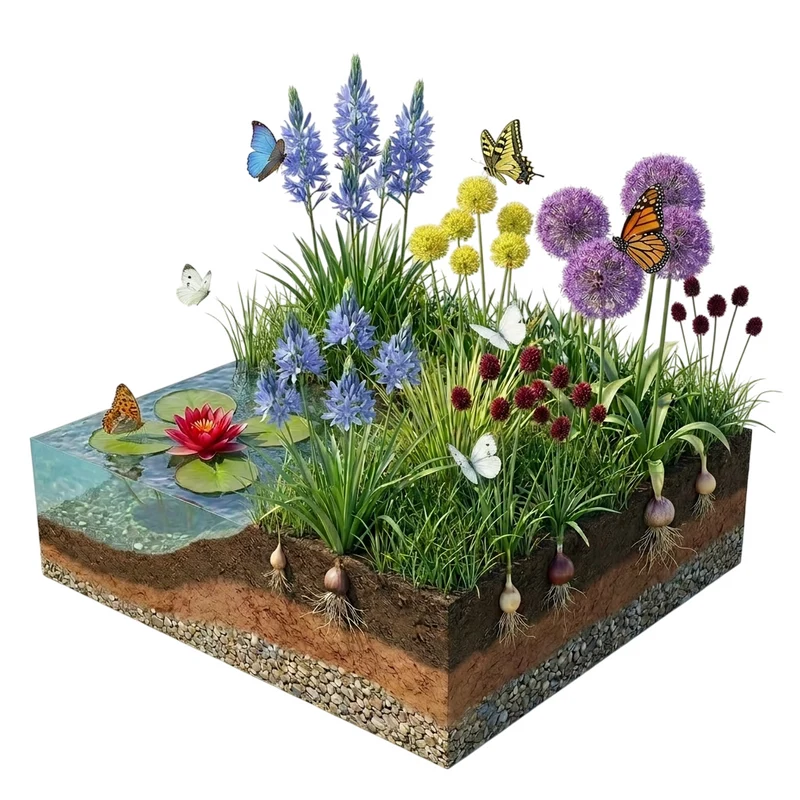 Aqua Bulbs Mezcla Para Mariposas - Especialmente Atractiva Para Mariposas