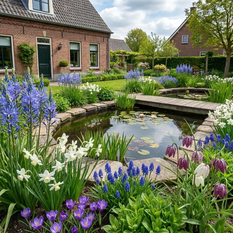 Aqua Bulbs Bee Mix - 35 Uds - Crocus, Muscari, Narcissus, Fritillaria, Camassia