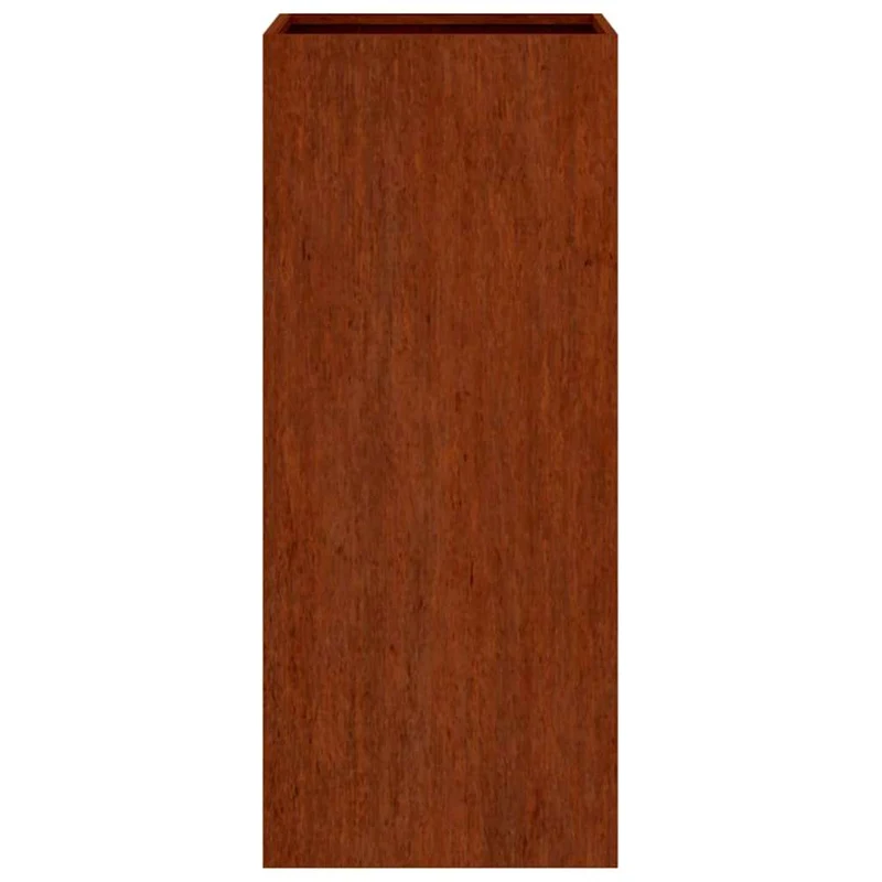 Jardinera De Acero Corten 32x29x75 Cm