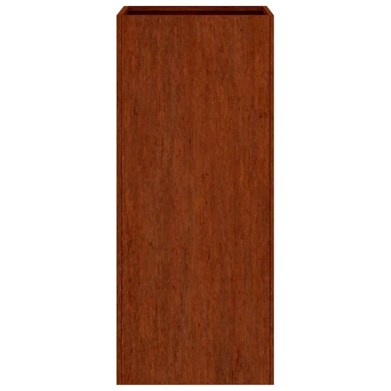 Jardinera De Acero Corten 32x29x75 Cm