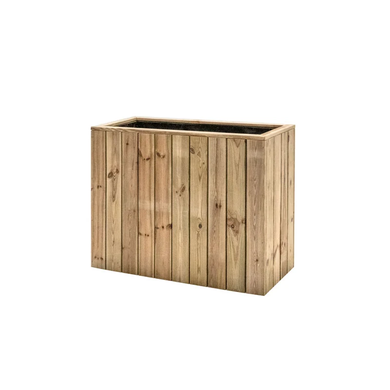Jardinera Alta De Madera Autoportante 100x44,5x80 Cm Hortalia