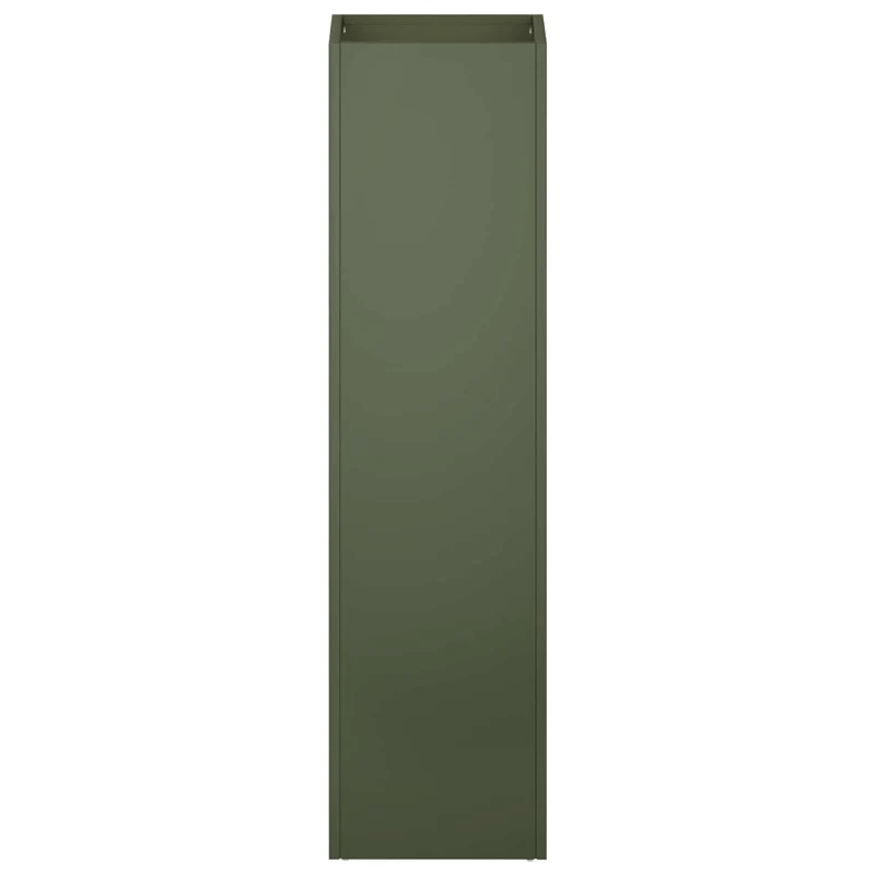 Macetero De Jardín 2 Uds. Verde Oliva 20 X 20 X 75 Cm