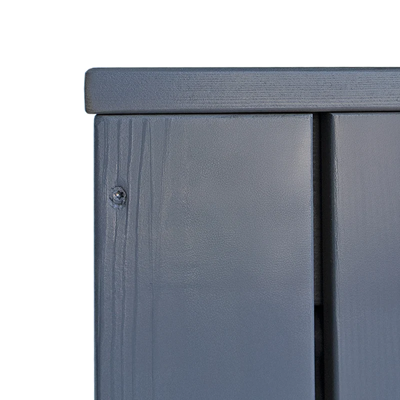 Jardinera Alta De Madera Autoportante 75x34,5x80 Cm City Grey Hortalia