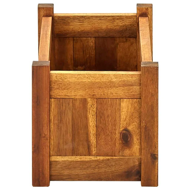 Arriate De Madera De Acacia 50x25x25 Cm