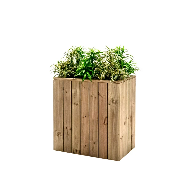 Jardinera Alta De Madera Autoportante 75x44,5x80 Cm Hortalia