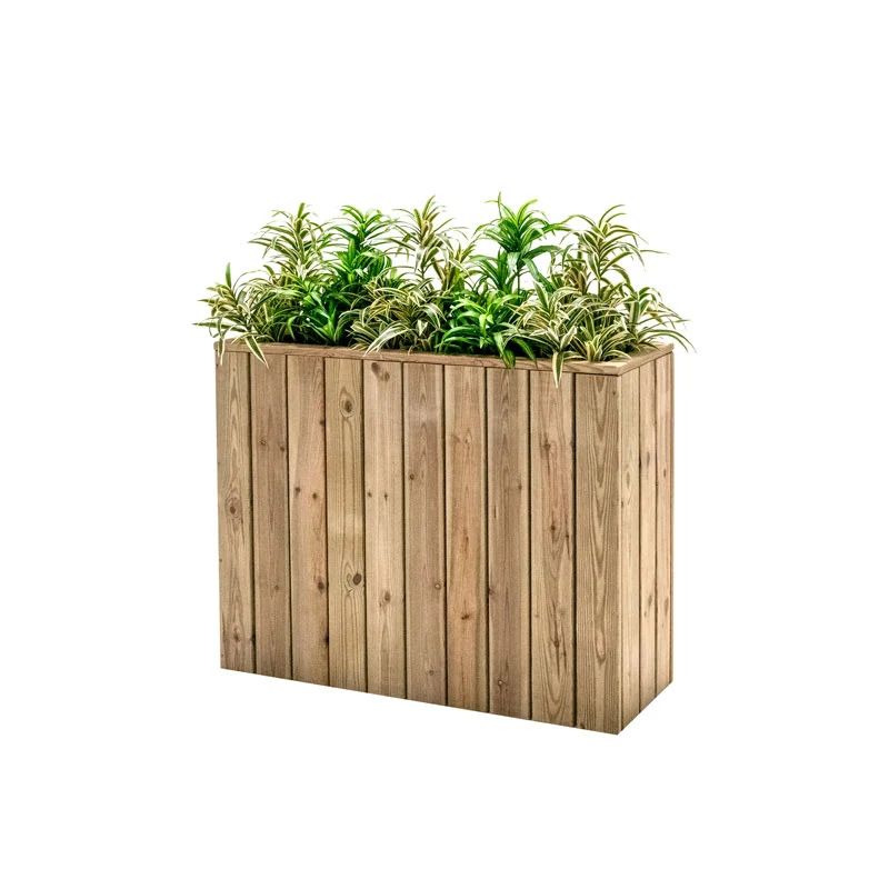 Jardinera Alta De Madera Autoportante 100x34,5x80 Cm Hortalia
