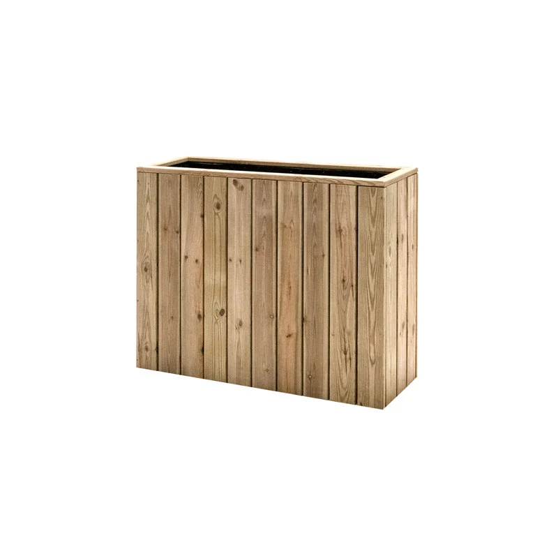 Jardinera Alta De Madera Autoportante 100x34,5x80 Cm Hortalia