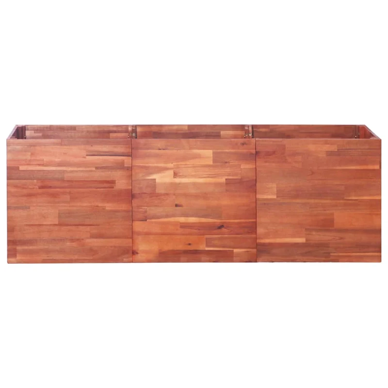 Arriate De Madera De Acacia 150x50x50 Cm