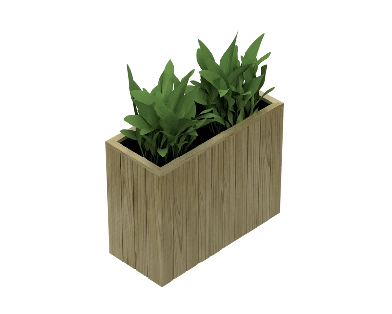 Jardinera Alta De Madera Autoportante 100x34x100 Cm Hortalia