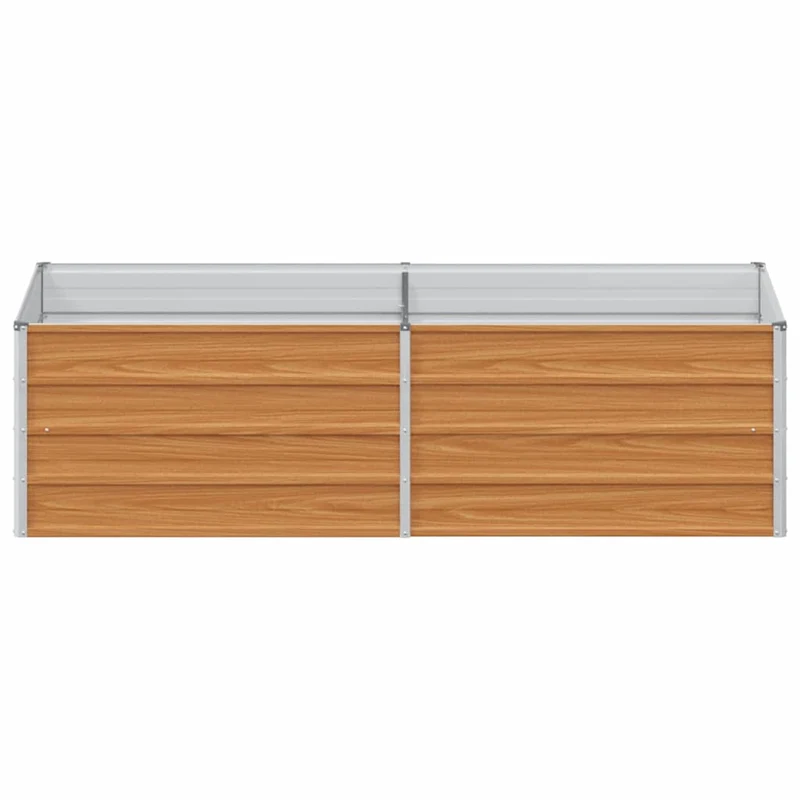 Arriate Elevado Marrón Claro 160 X 80 X 45 Cm Acero Galvanizado