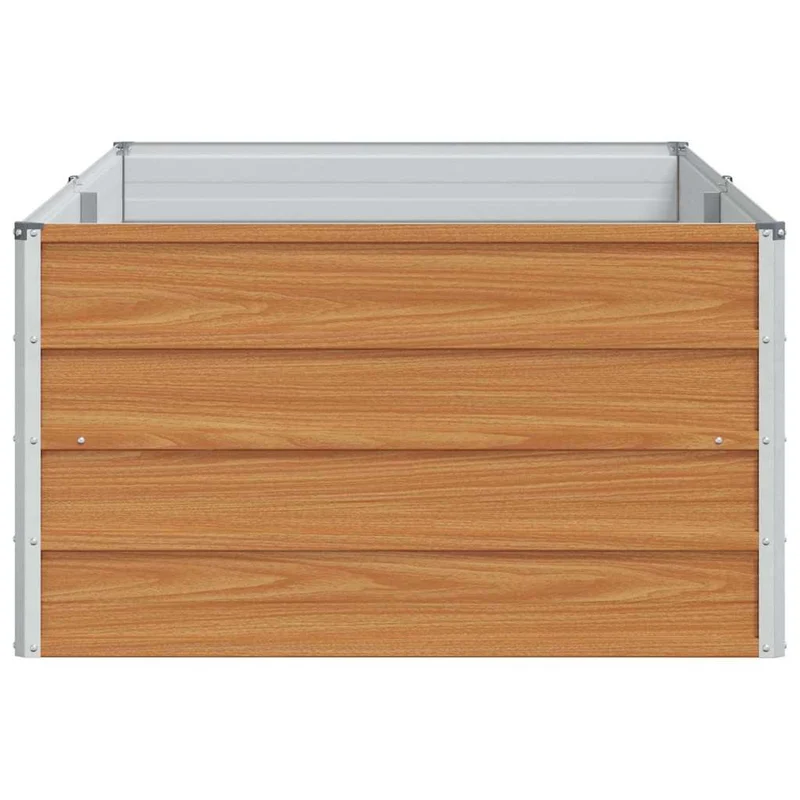 Arriate Elevado Marrón Claro 160 X 80 X 45 Cm Acero Galvanizado