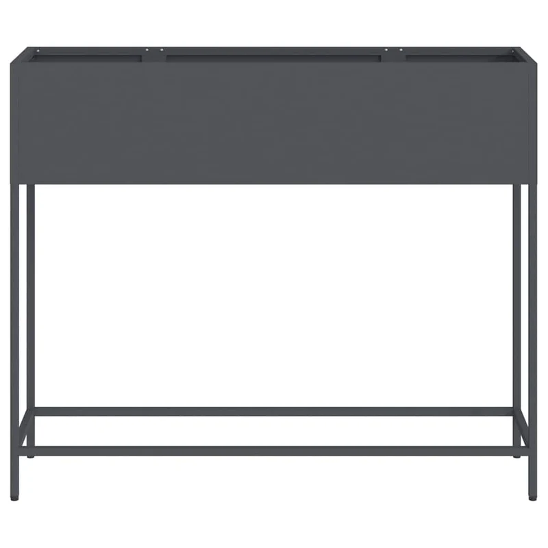 Jardinera Elevada Antracita 100 X 26 X 82 Cm Acero
