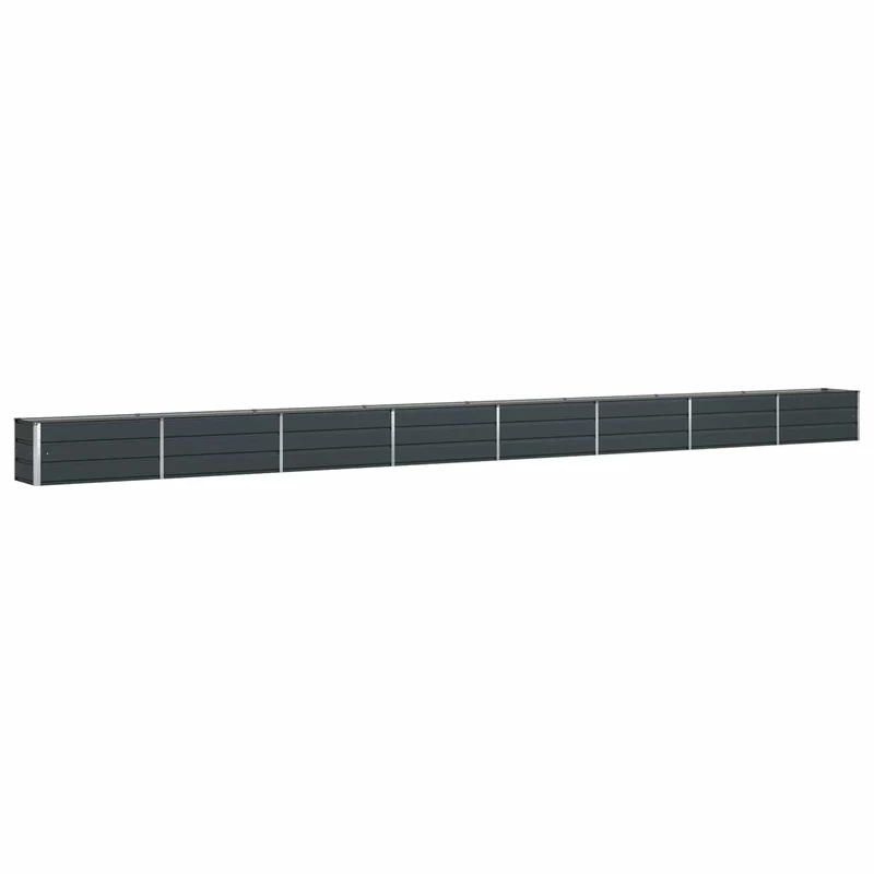 Jardinera Antracita 770 X 50 X 45 Cm Acero Galvanizado