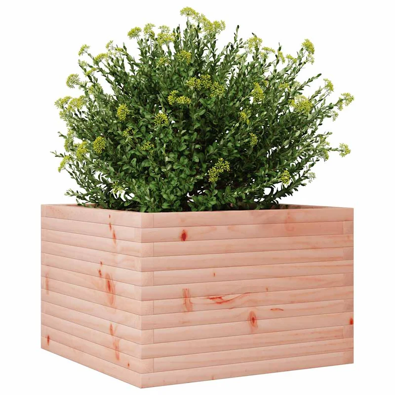Jardinera Madera Maciza De Abeto Douglas 70x70x45,5 Cm