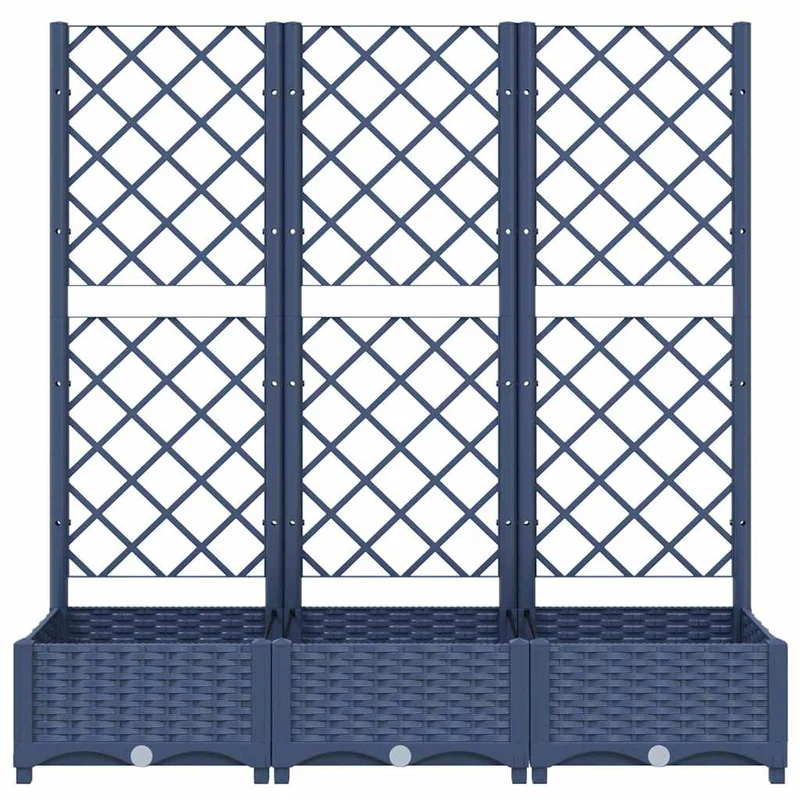 Jardín Gris Azulado 120 X 40 X 121,5 Cm