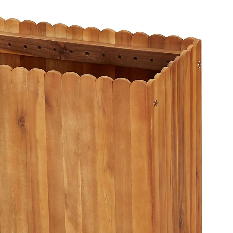 Arriate De Madera Maciza De Acacia 150x30x50 Cm