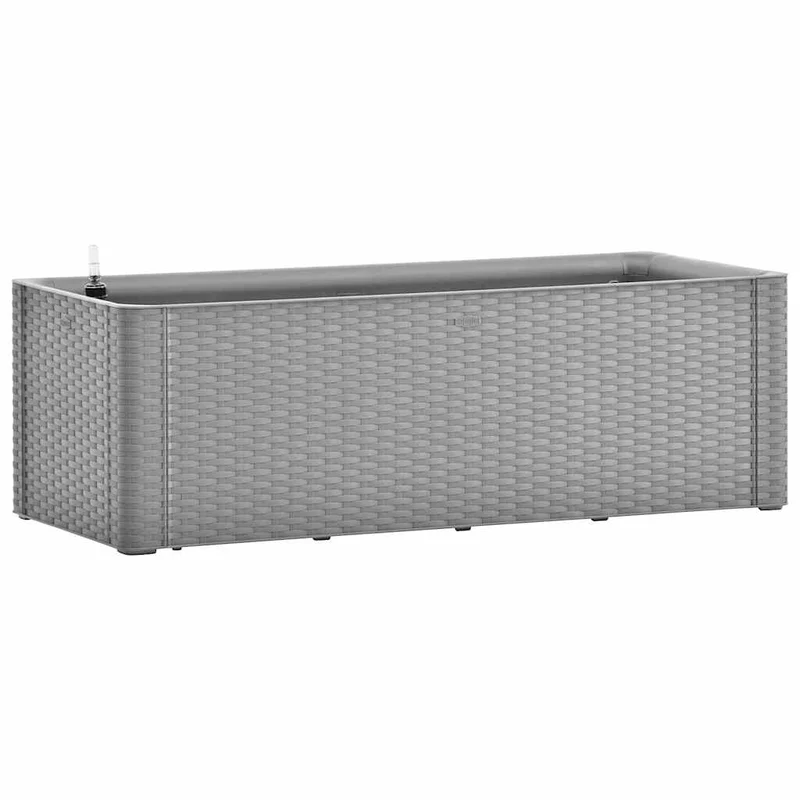 Arriate Con Sistema De Riego Automático Gris 100x43x33 Cm