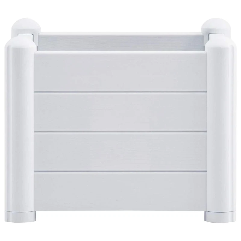 Arriate De Jardín Pp Blanco 43x43x35 Cm