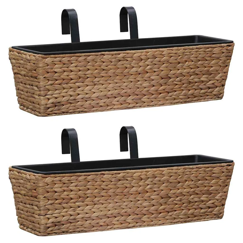 Conjunto De Jardineras 2 Unidades Jacinto De Agua