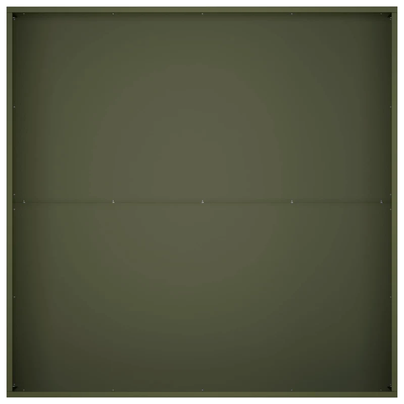 Macetero De Jardín 2 Uds. Verde Oliva 80 X 80 X 30 Cm