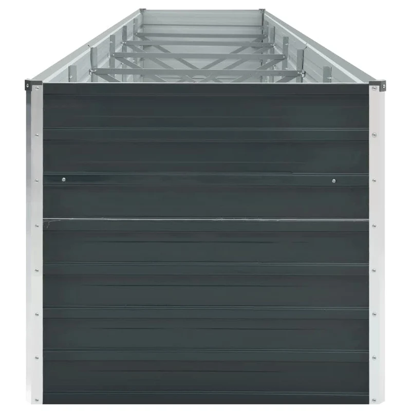 Arriate De Jardín De Acero Galvanizado Antracita 480x80x77 Cm