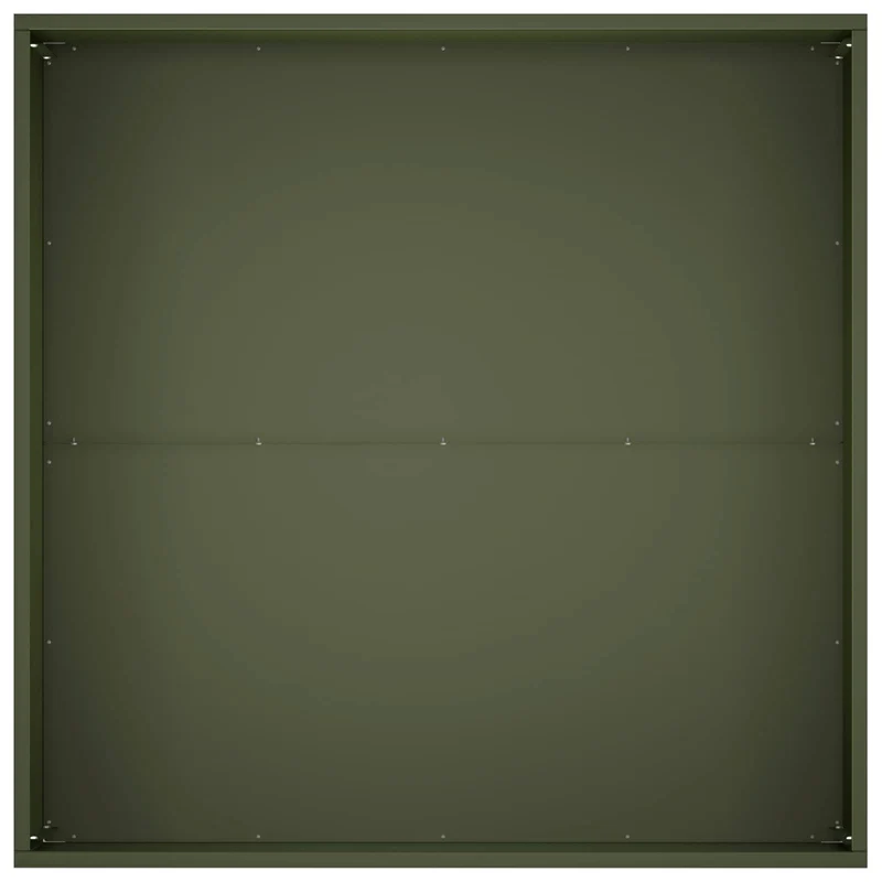 Macetero De Jardín 2 Uds. Verde Oliva 60 X 60 X 40 Cm