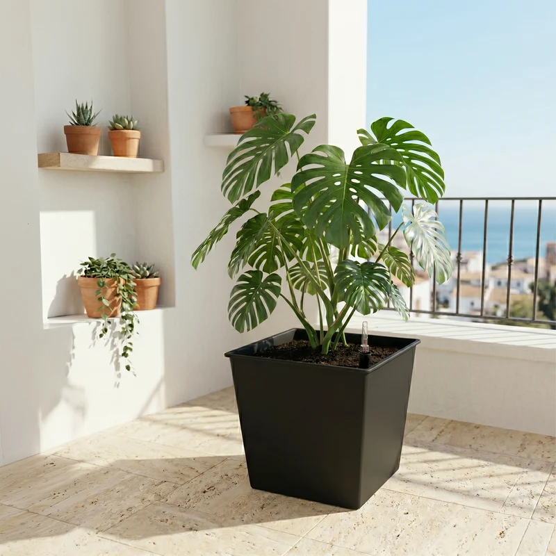Maceta Con Autorriego De Polipropileno 67 L 42x42x38 Cm Hortalia