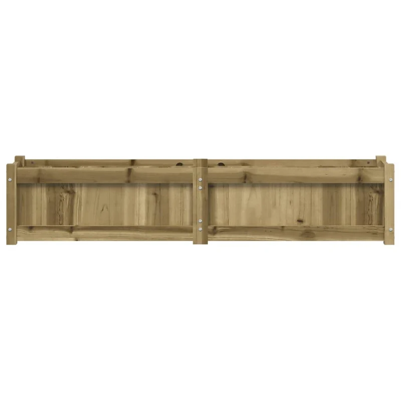 Jardinera De Madera De Pino Impregnada 150x31x31 Cm