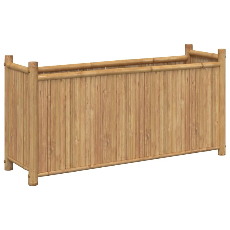 Jardinera De Bambú 100x30x50 Cm