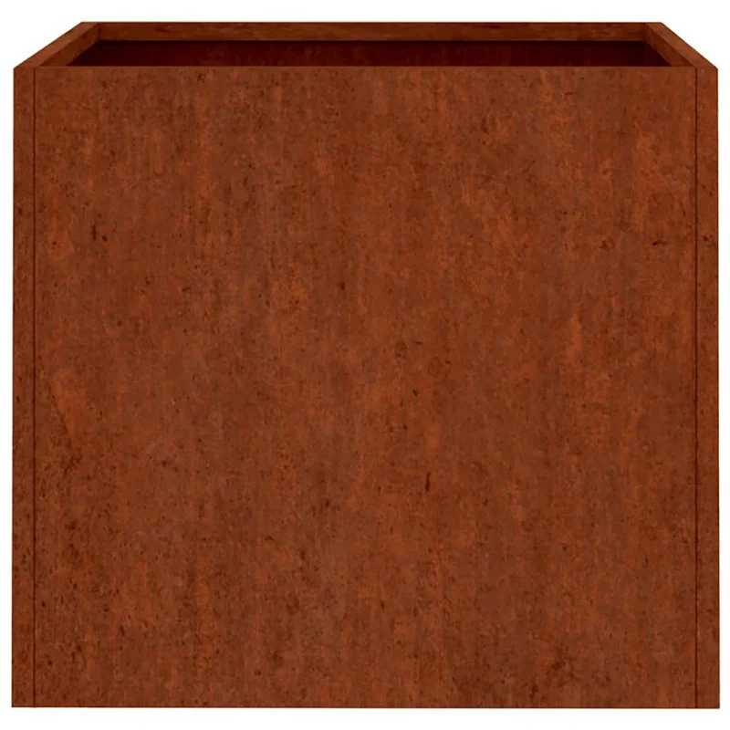 Jardinera De Acero Corten 49x47x46 Cm