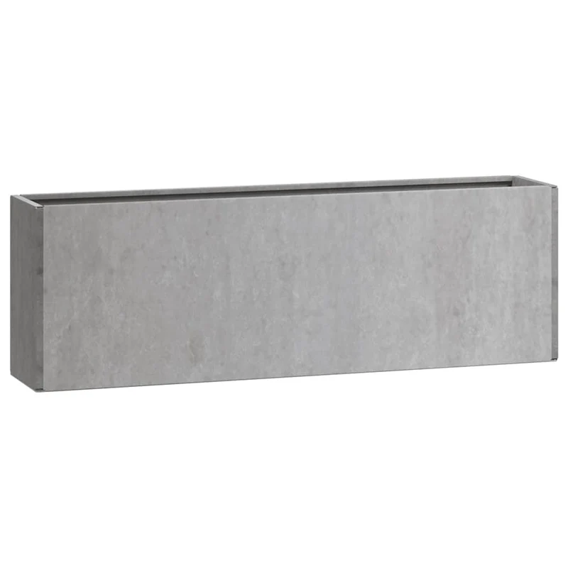 Jardineras De Pared 2 Uds Acero Corten Oxidado 53x10x17 Cm