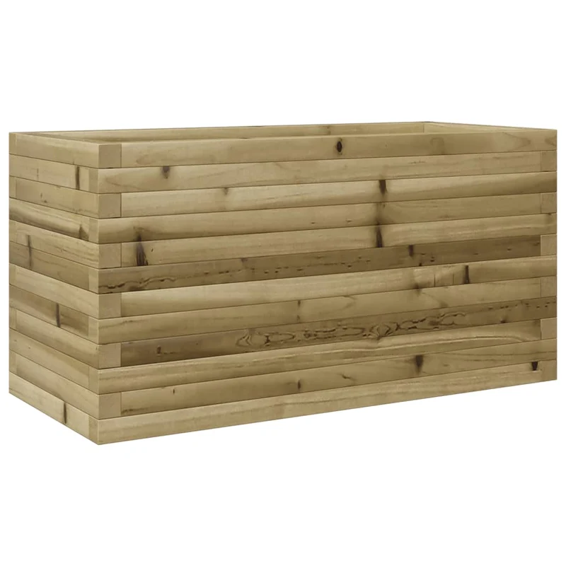 Jardinera Madera De Pino Impregnada 90x40x45,5 Cm